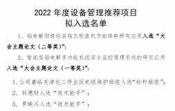 东兴铝业5项设备管理成果获评中国设备管理大会荣誉表彰