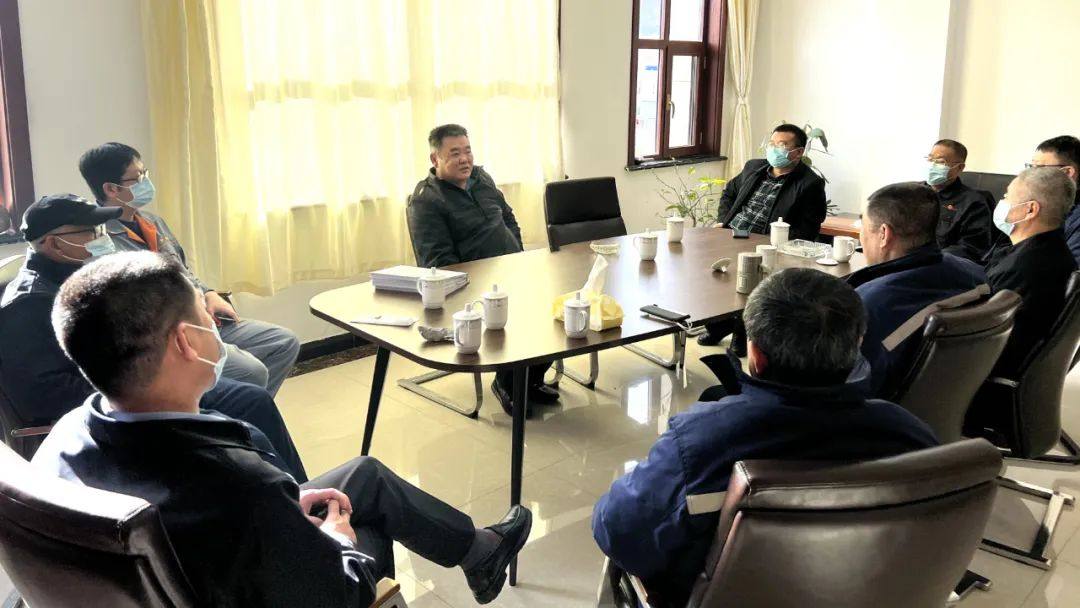 宏躍集團於洪董事長到八家礦業公司指導工作