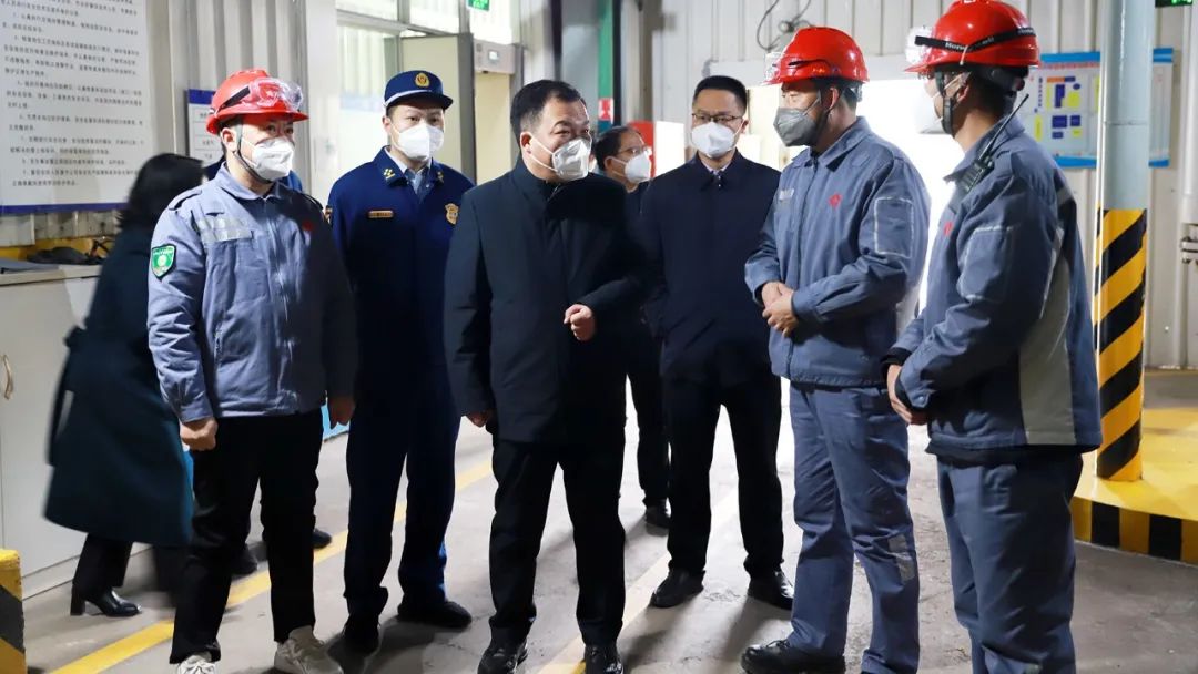 渑池县县长钱程检查指导东方希望渑池铝业安全生产工作