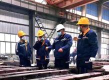 遵义铝业副总经理张立强到阳极组装厂检查指导工作