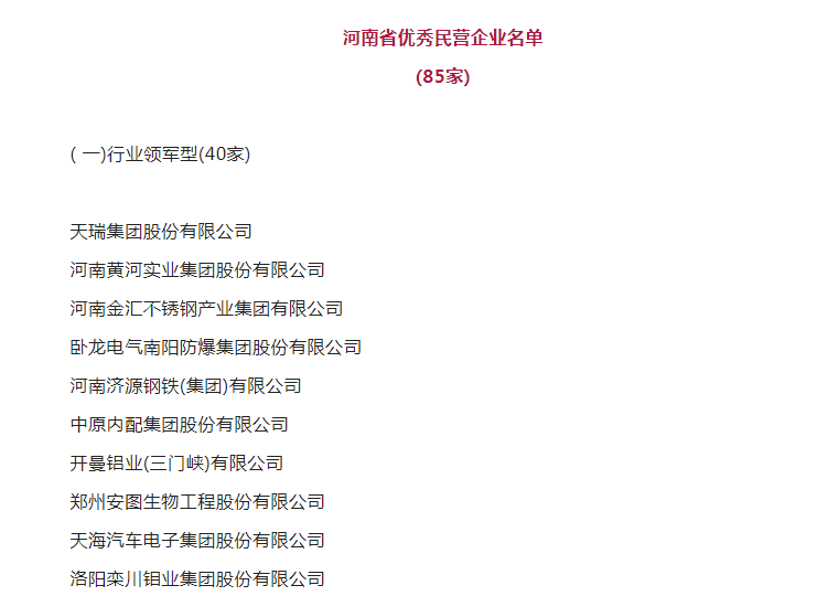 万达铝业又获省级荣誉