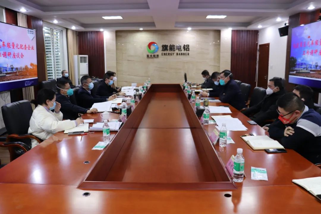 綦江区委副书记、区长罗成一行到旗能电铝公司调研指导工作