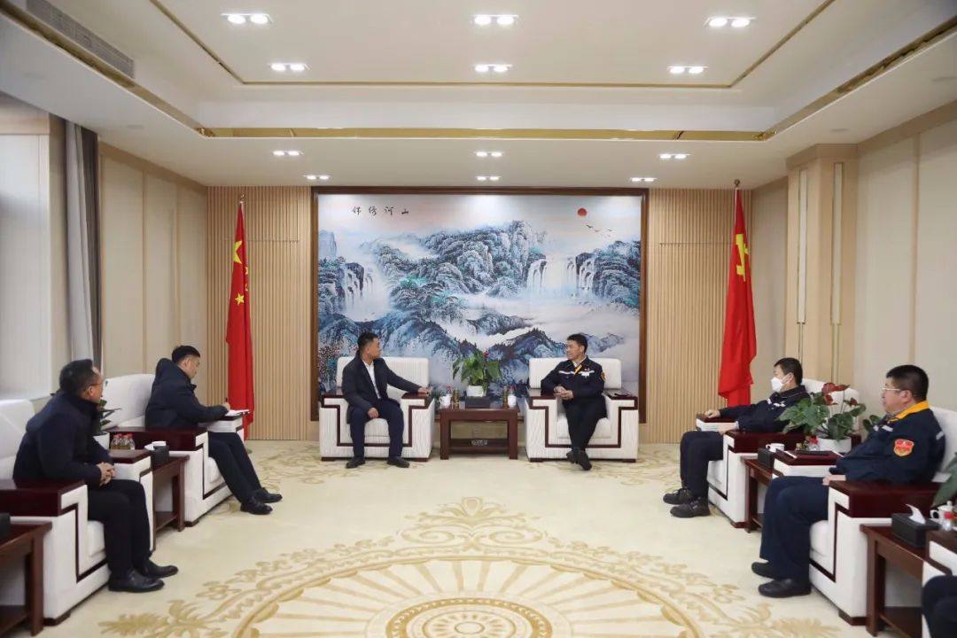 天津瑞升昌新材料集团有限公司董事长霍红亮到中铝东轻访问
