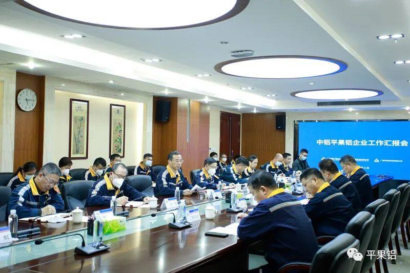 中铝股份总裁朱润洲到中铝平果铝企业调研
