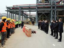 縣委書記黎建軍到漢中鋅業公司重點項目建設工地慰問