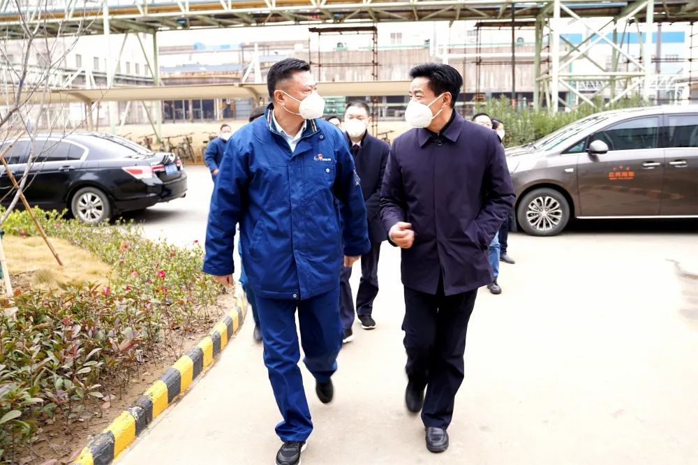 九江市人大常委會副主任羅百奚一行走訪江銅鉛鋅公司