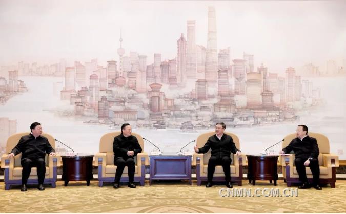 中国五矿与上海市人民政府签署战略合作框架协议 翁祖亮、国文清拜会陈吉宁、龚正