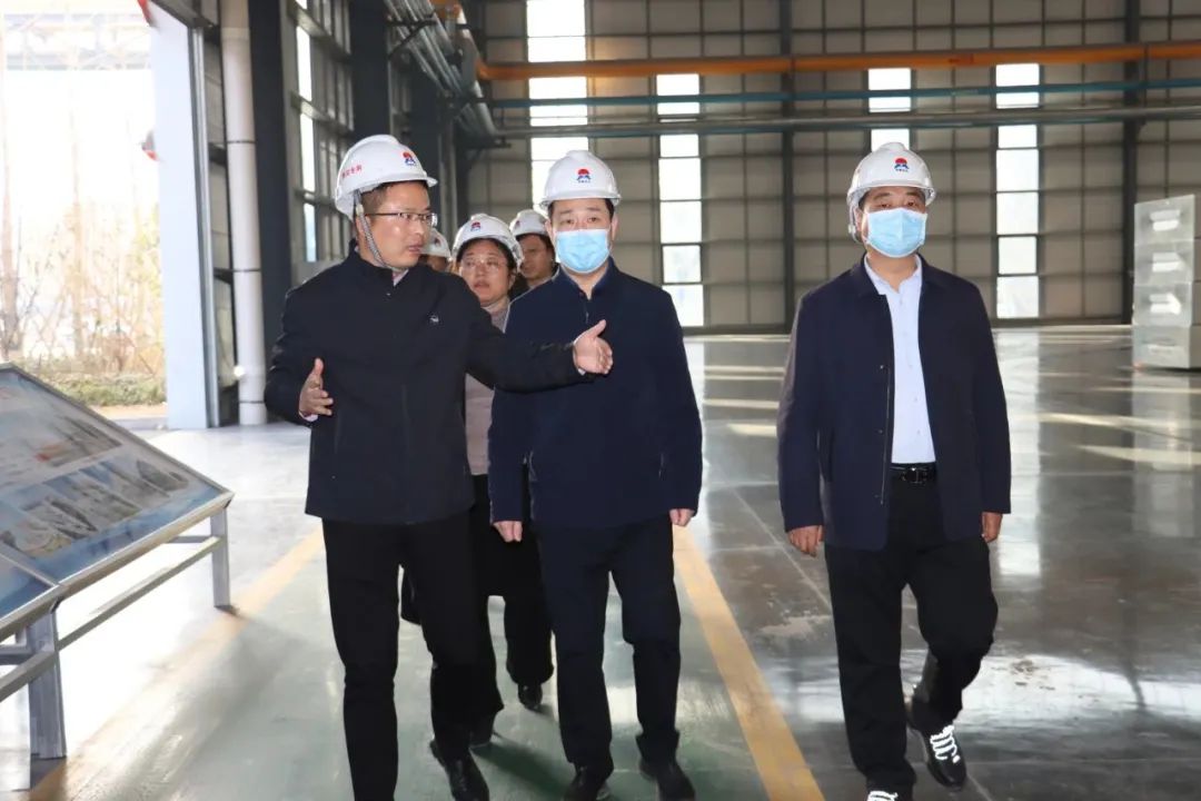 副市長王志峯到明泰鋁業公司調研節後復工復產工作