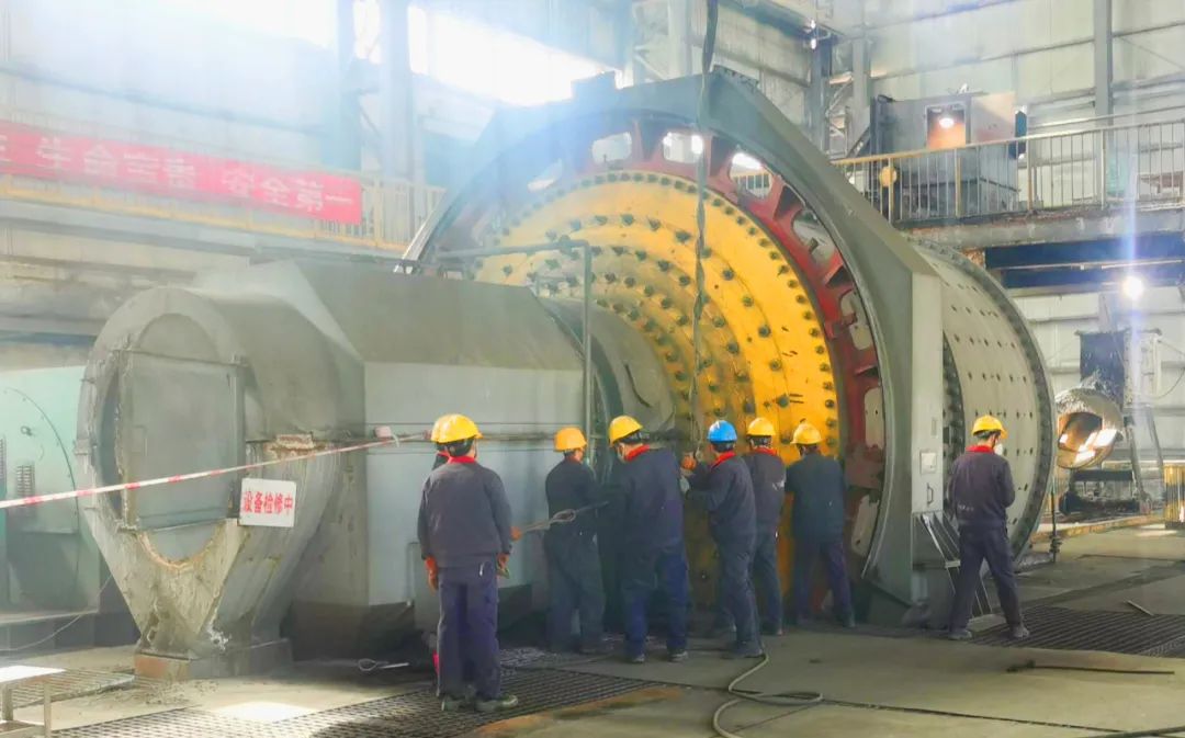 青海銅業選礦車間開展2023年首次檢修工作