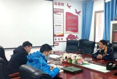 遵义市播州区统计局副局长徐飞一行到遵义铝业公司调研