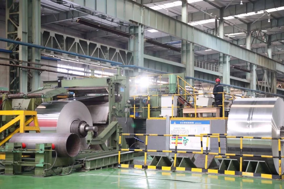 中鋁東輕板帶廠2023年元月份開足馬力保生產