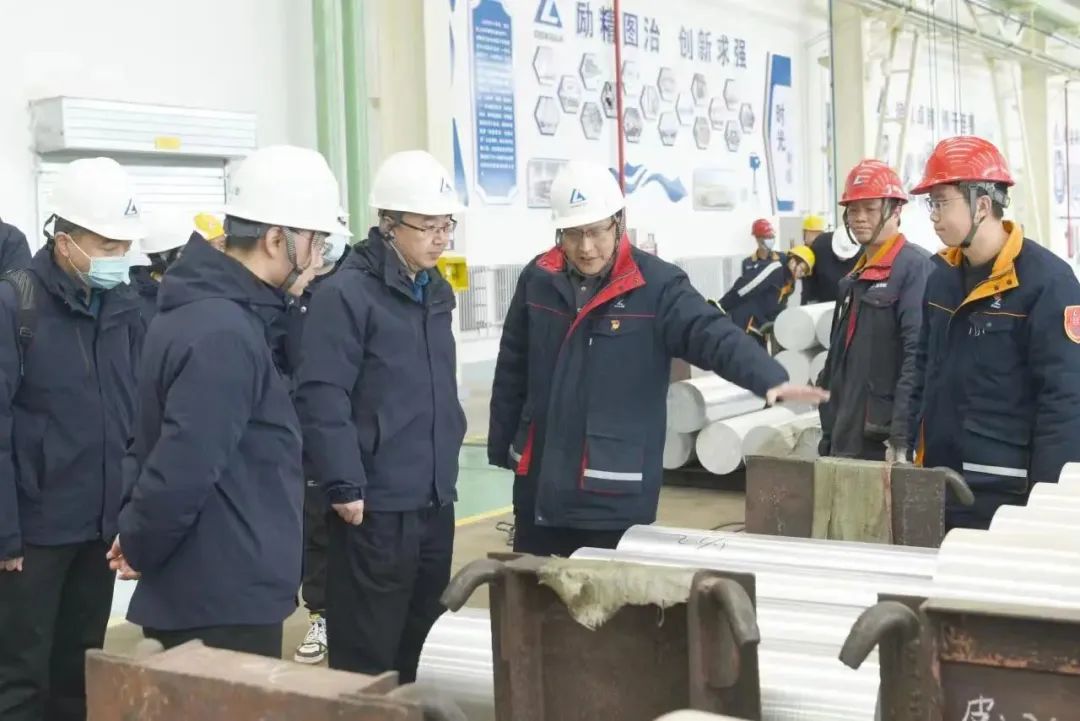 中核（天津）機械有限公司總經理殷如斌一行到西北鋁進行工作交流訪問