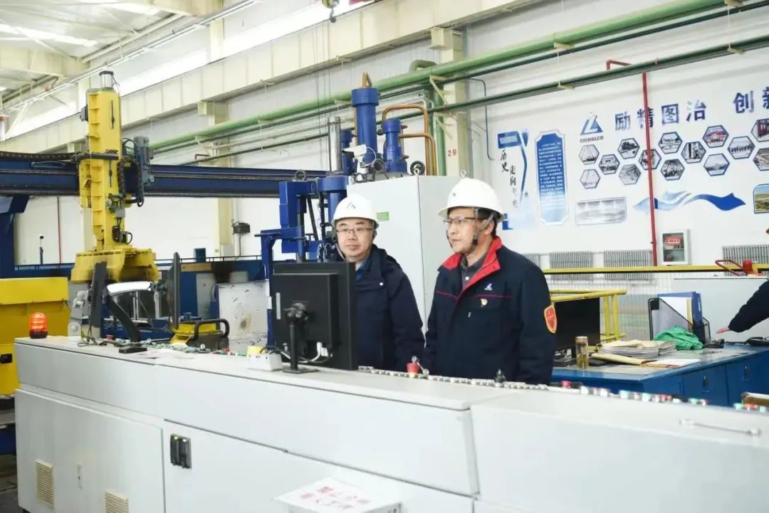 中核（天津）机械有限公司总经理殷如斌一行到西北铝进行工作交流访问