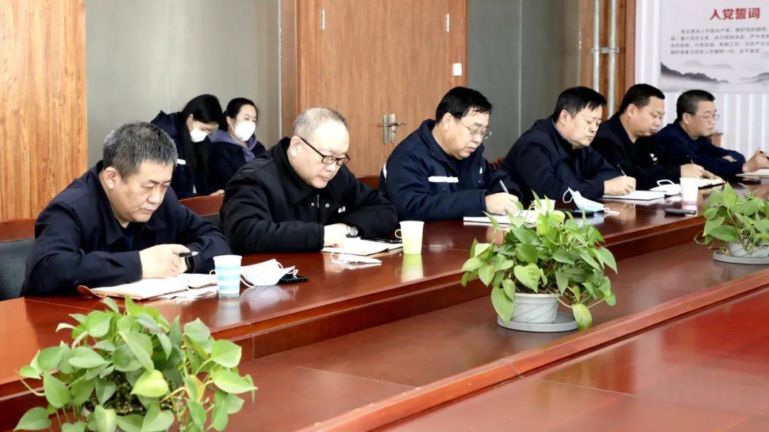 宏跃集团公司领导于恩沅到电解锌厂、硫酸厂调研指导工作