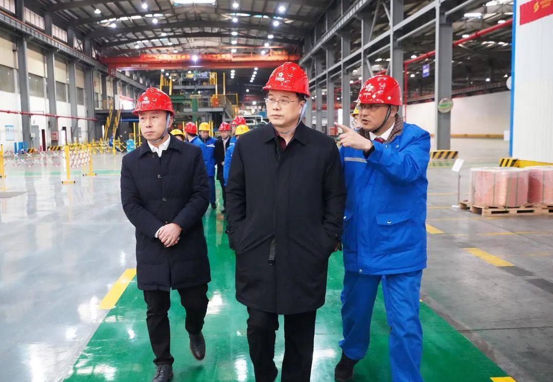 中国有色集团奚正平董事长赴中色大冶基层单位调研