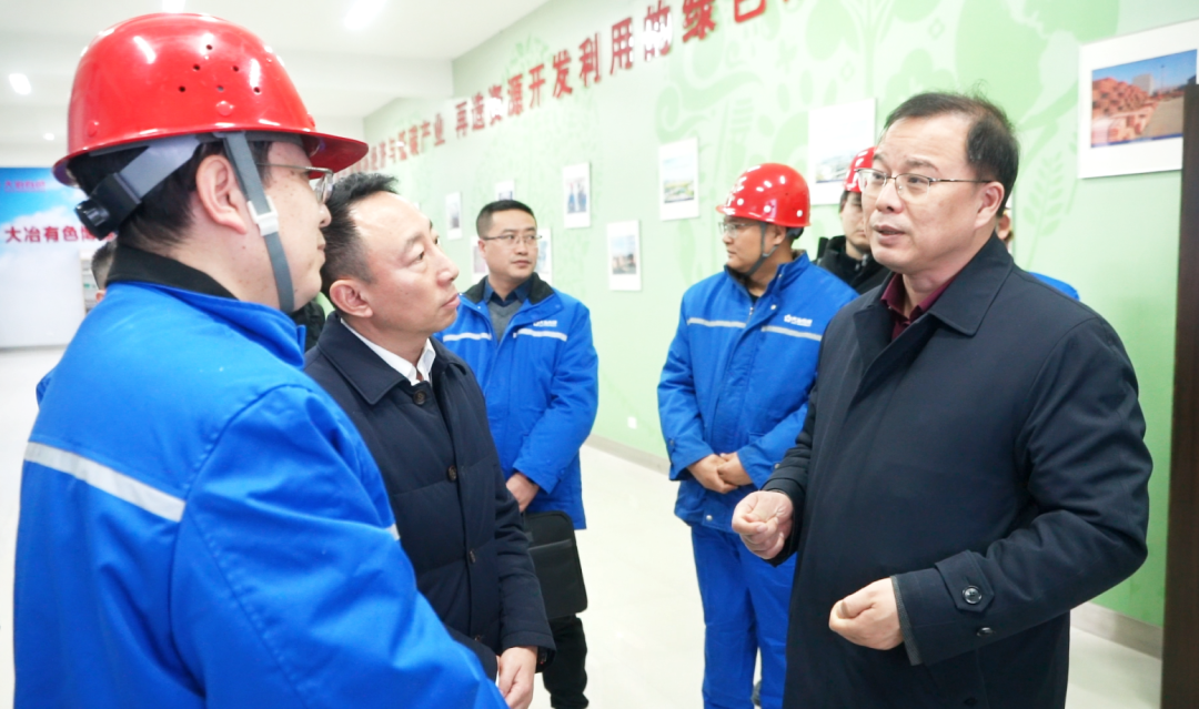 中国有色集团奚正平董事长赴中色大冶基层单位调研
