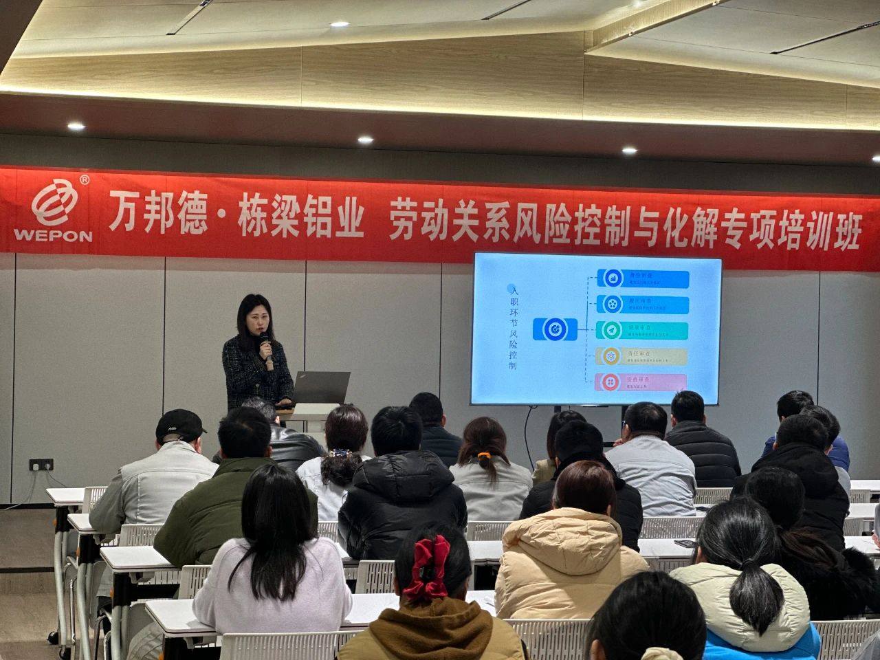 栋梁铝业有限公司开展“劳动关系风险控制与化解”专项培训