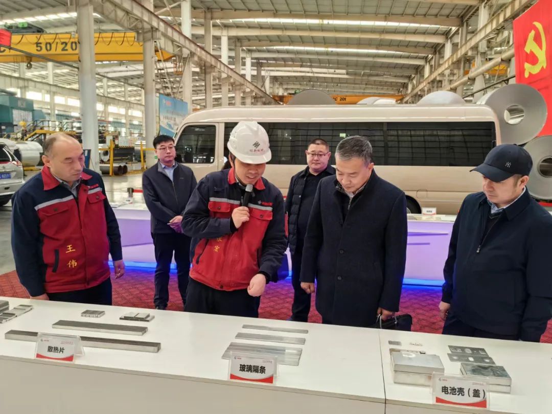 中国有色金属加工工业协会秘书长靳海明一行到滨州调研铝产业发展情况