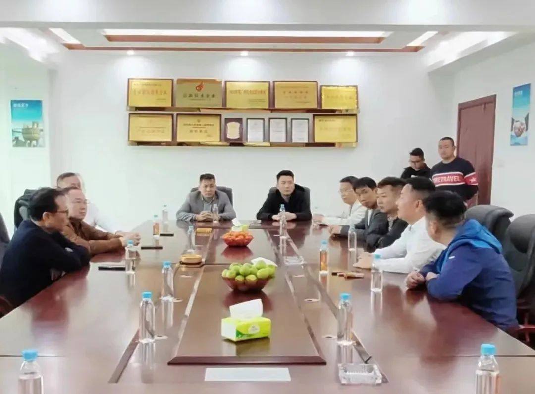 湖北省监利市国土资源局局长吴忠诚率队莅临广西澳美铝业有限公司考察指导