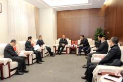 宝鸡市委市政府领导到陕西有色金属集团走访座谈