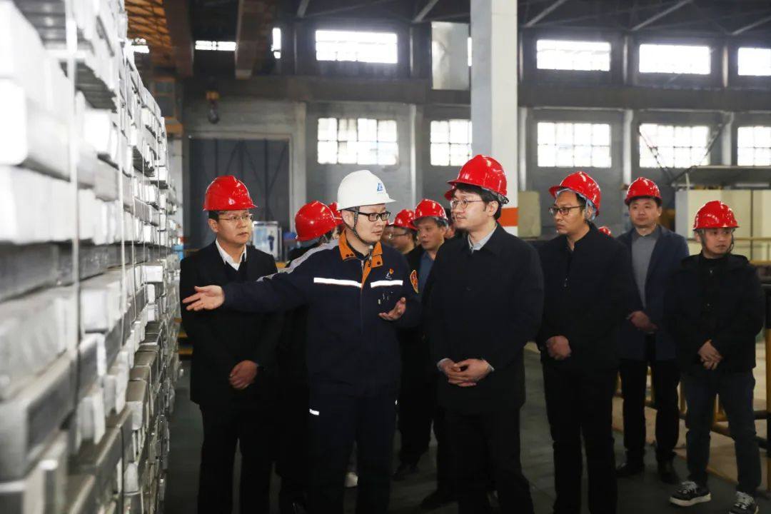 运城市招投中心率团到中铝山西新材料参观考察