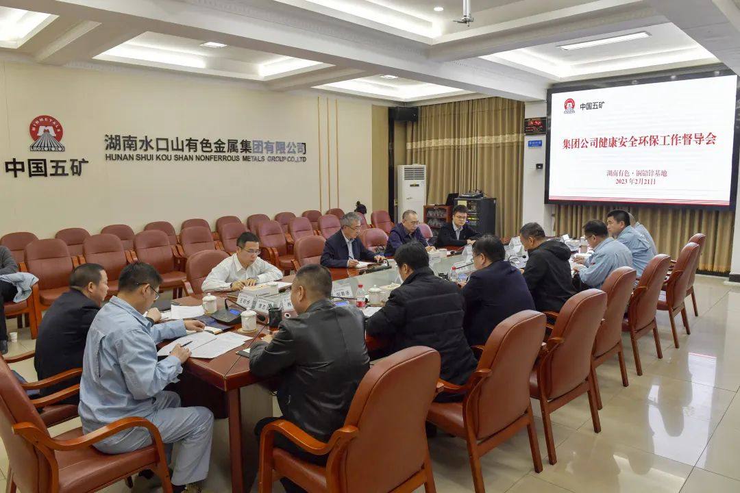 王石磊到水口山公司督导健康安全环保工作
