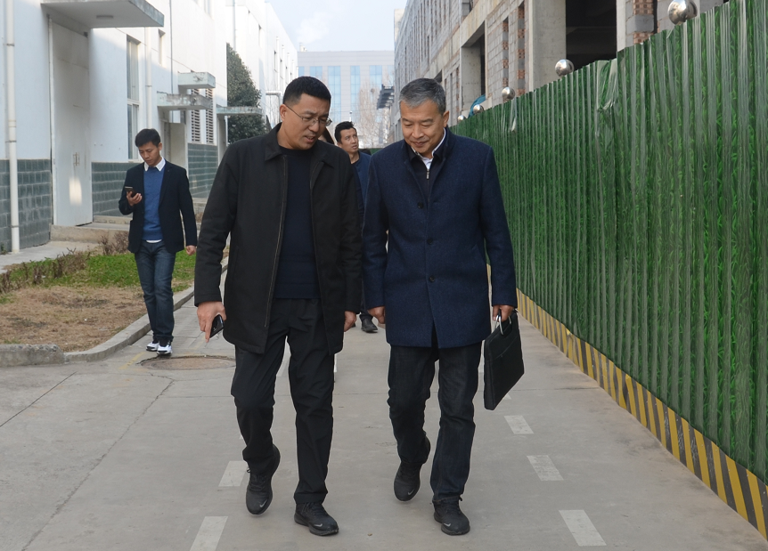 中国有色金属加工工业协会秘书长靳海明到朝辉公司调研