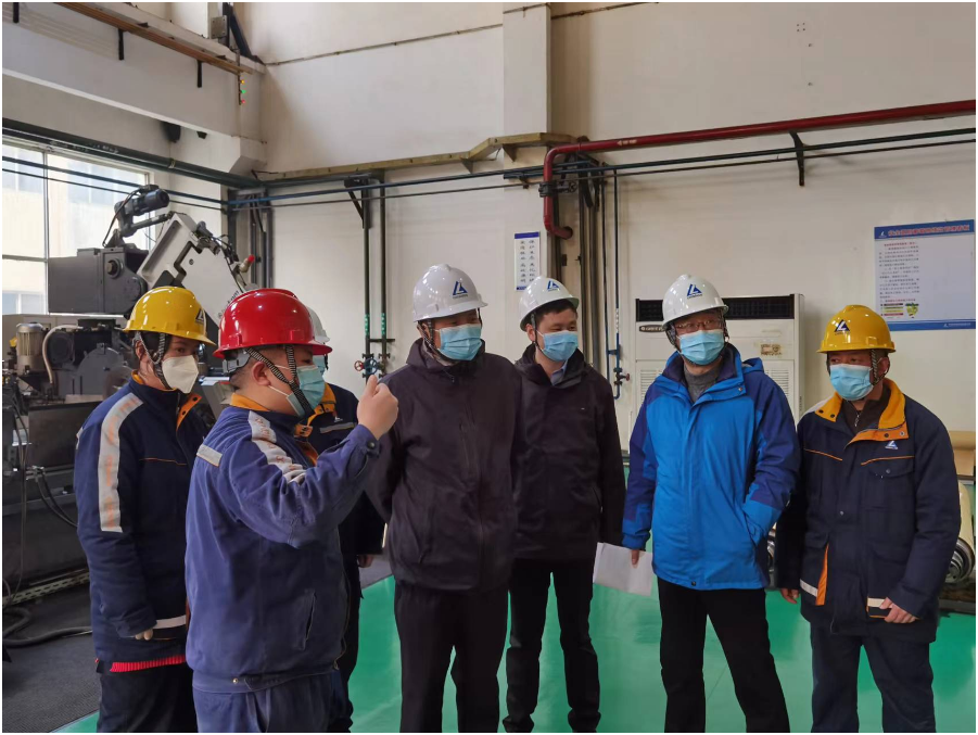 河南省應急管理廳執法局到洛陽鋁箔開展安全生產執法檢查
