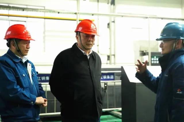 集团公司副总经理江文波到江铜铅锌公司检查指导工作