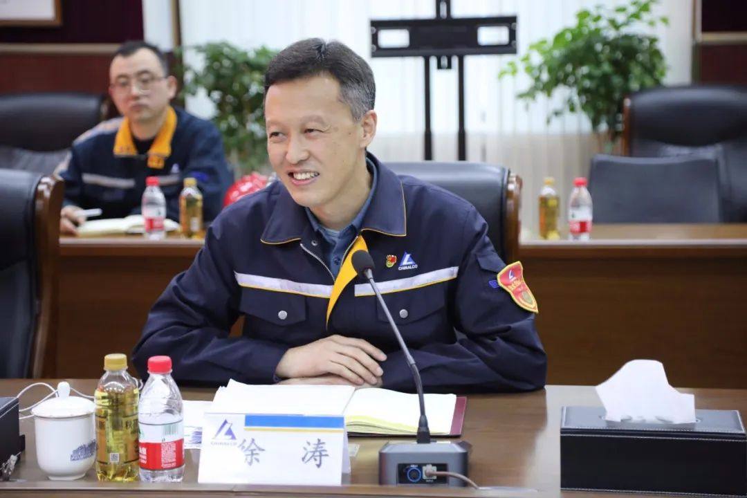 杭氧集团质管部部长吴晓红一行到中铝东轻交流访问