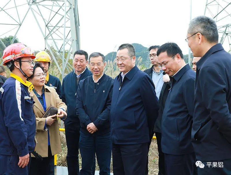 葛红林到中铝股份广西分公司考察调研