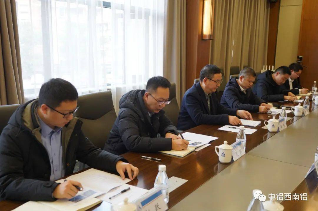 中铝西南铝王建国会见重庆天泰能源和两江长兴电力客人