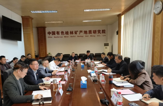 中国有色集团张晋军总经理到中色桂林院开展工作调研