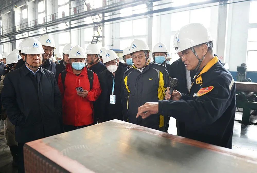 中国铝业集团有限公司与中国再生资源开发有限公司联合到洛阳铜加工考察交流