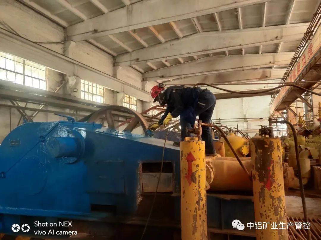 中铝矿业生产管控中心溶出沉降工序“创A”在行动