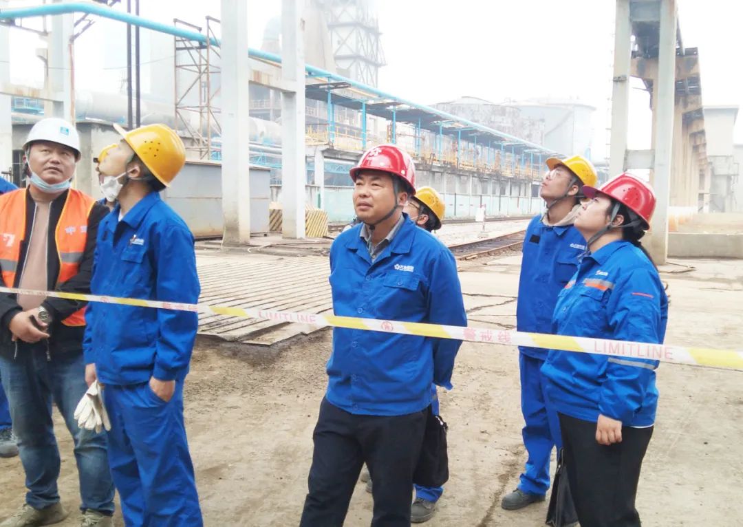 中国有色集团安全环保督察组检查指导中色大冶冶炼厂升级改造工作