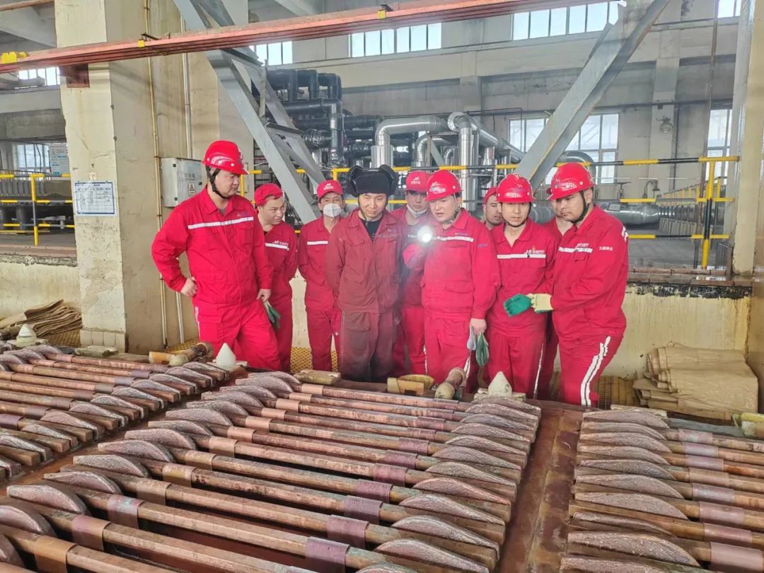新疆五鑫銅業有限責任公司開展現場工藝培訓 提升員工操作技能