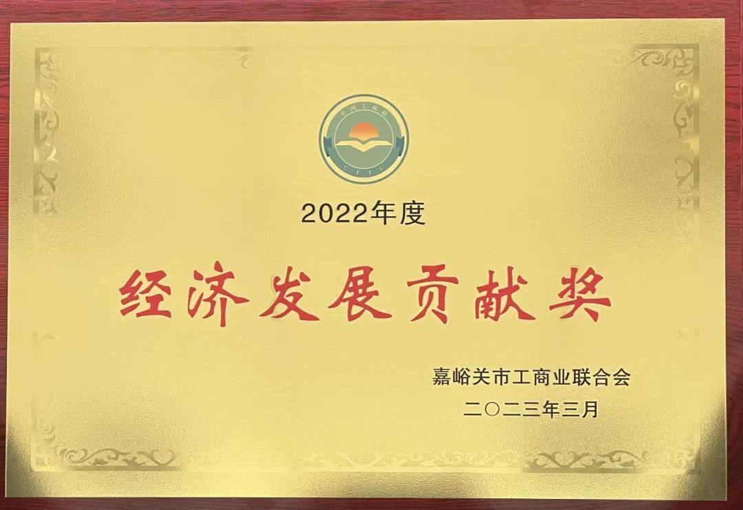 嘉峪关索通荣获市工商联经济发展贡献奖