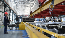 中鋁西南鋁壓延廠生產出5系某合金超寬超長厚板