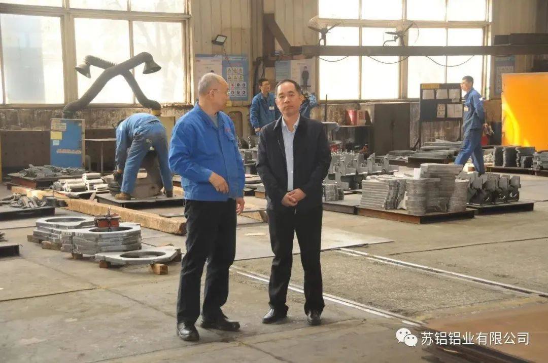 李跃文到苏铝铝业公司进行专项安全督导