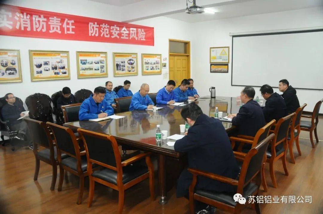 李跃文到苏铝铝业公司进行专项安全督导
