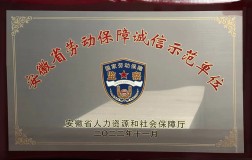 楚江新材获评2022年度“安徽省劳动保障诚信示范单位”
