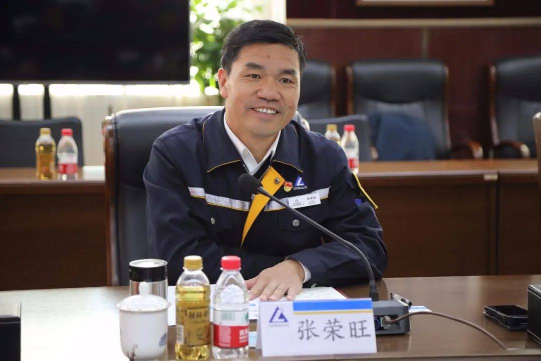 马鞍山盛世科技有限公司总经理梁兴松一行到中铝东轻交流访问