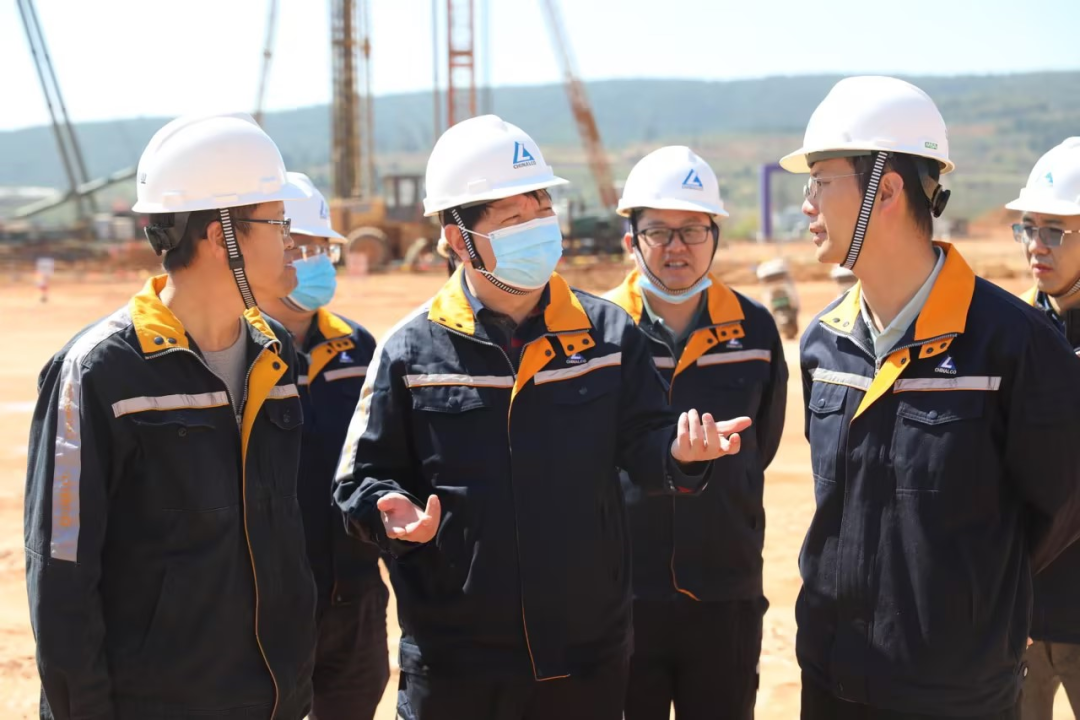 中国铜业许波到西南铜业和云铜锌业搬迁项目现场调研