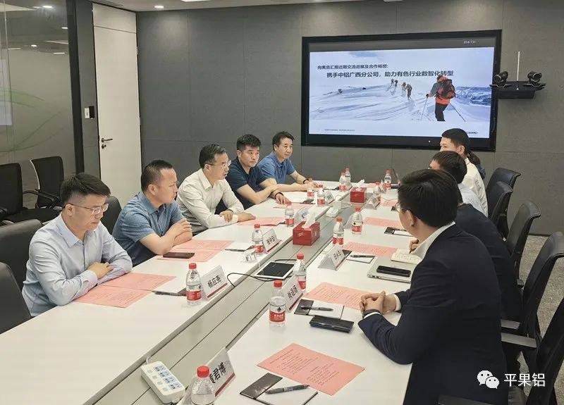 中铝股份广西分公司黄卫平到华为技术服务（广西）有限公司考察