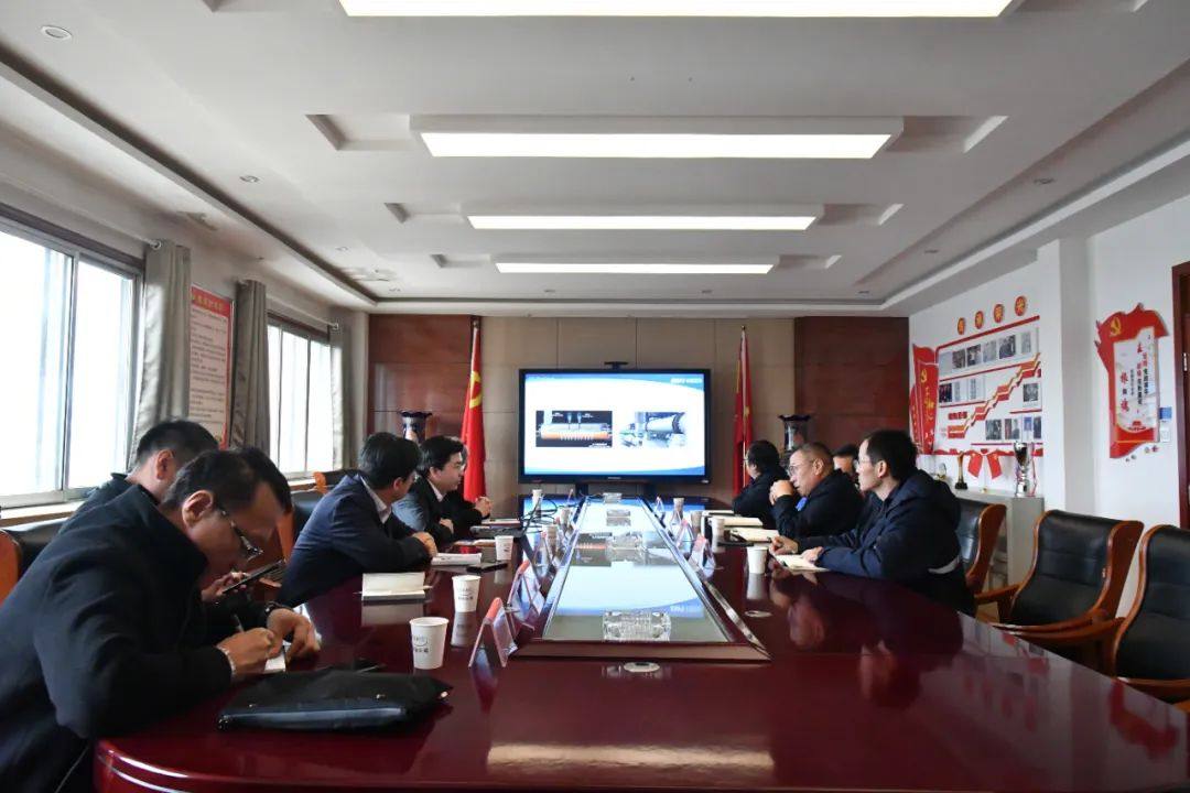 中国恩菲总经理魏甲明到白银集团交流