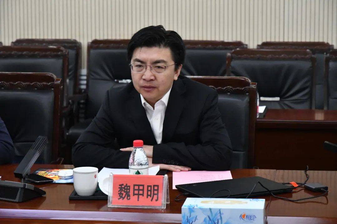 中国恩菲总经理魏甲明到白银集团交流