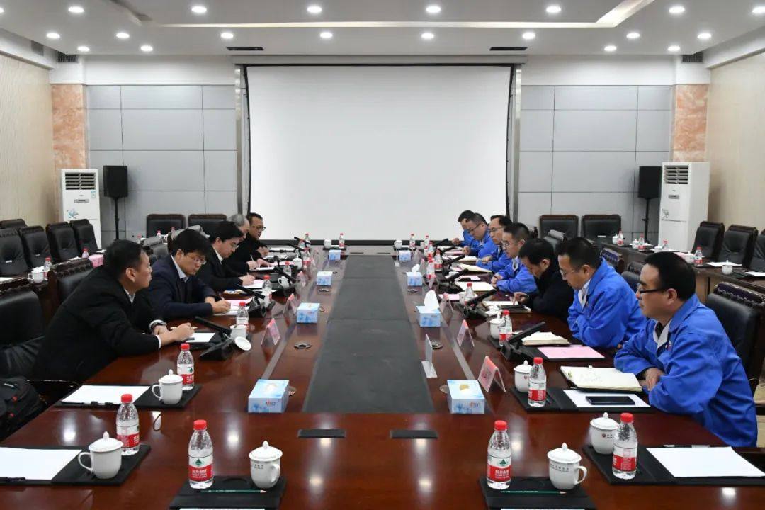 中国恩菲总经理魏甲明到白银集团交流