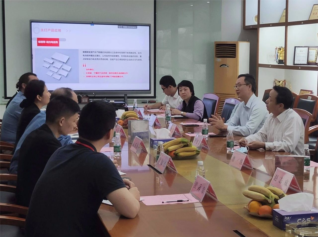 广州轻出集团股份有限公司董事长朱璞真带队莅临金兰铝业