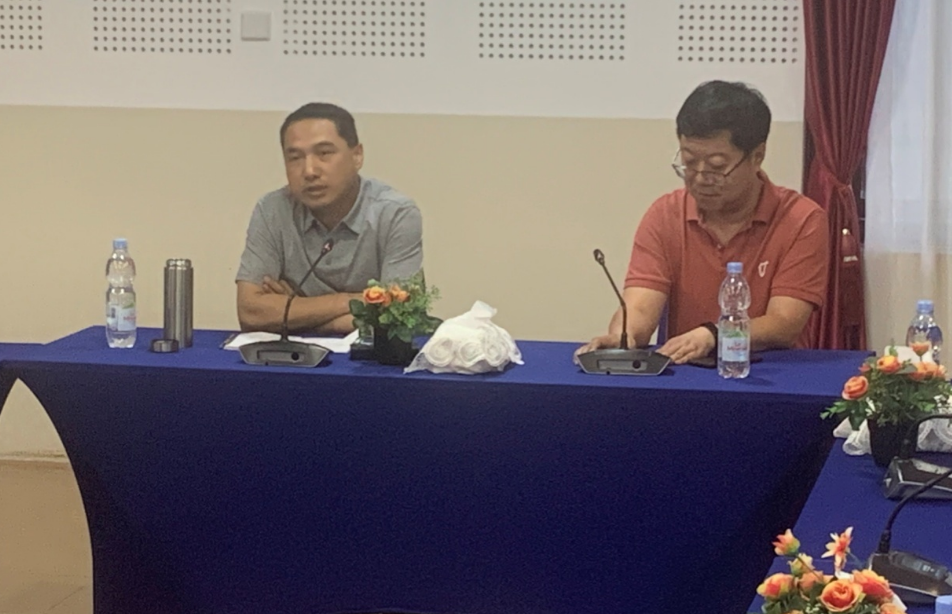 黄飞率队慰问印尼国家铝业电解系列升级改造项目部